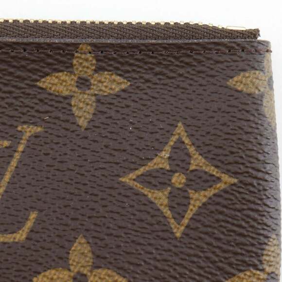 LOUIS VUITTON Brown Monogram Canvas Pochette Mini Bag - Picture 6 of 13